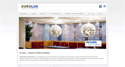 Desktop Screenshot of eurolux.hr